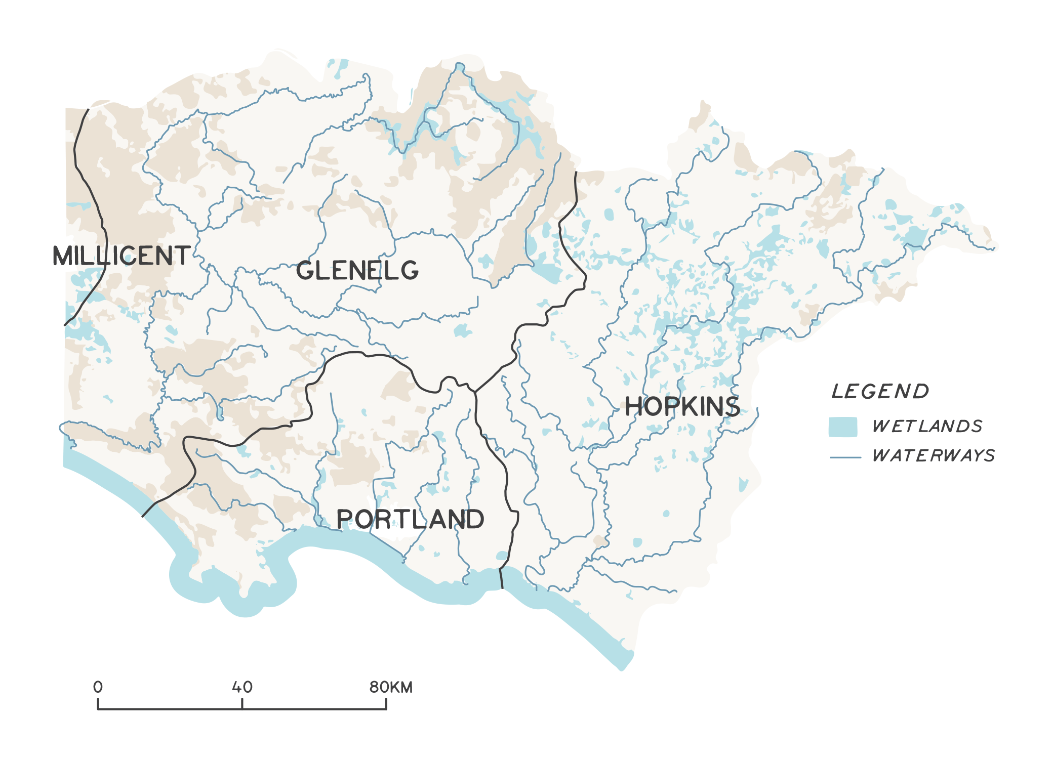 Glenelg Hopkins river basins